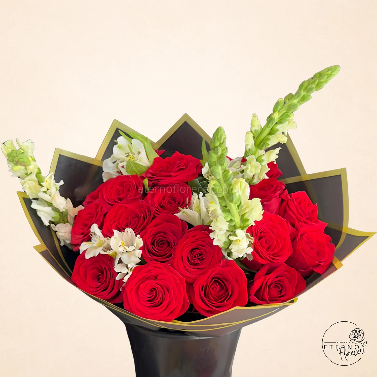 Ramo de rosas rojas